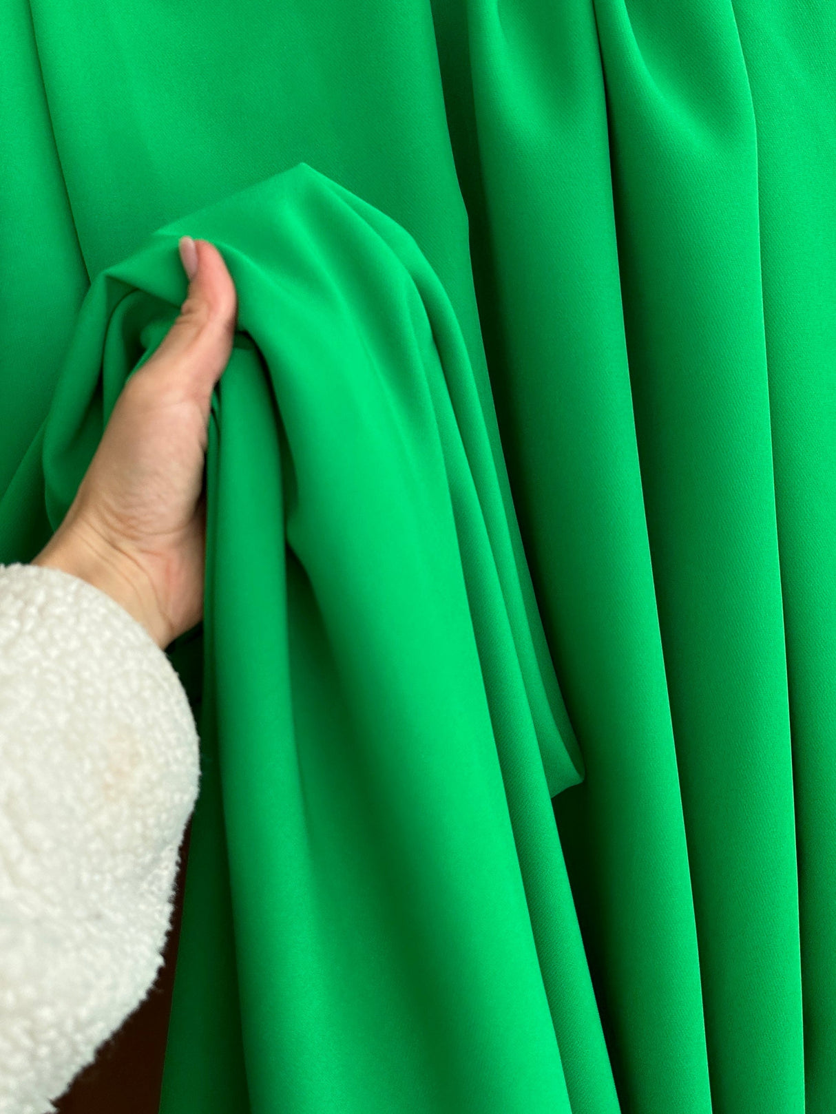 Stretch Crepe Green