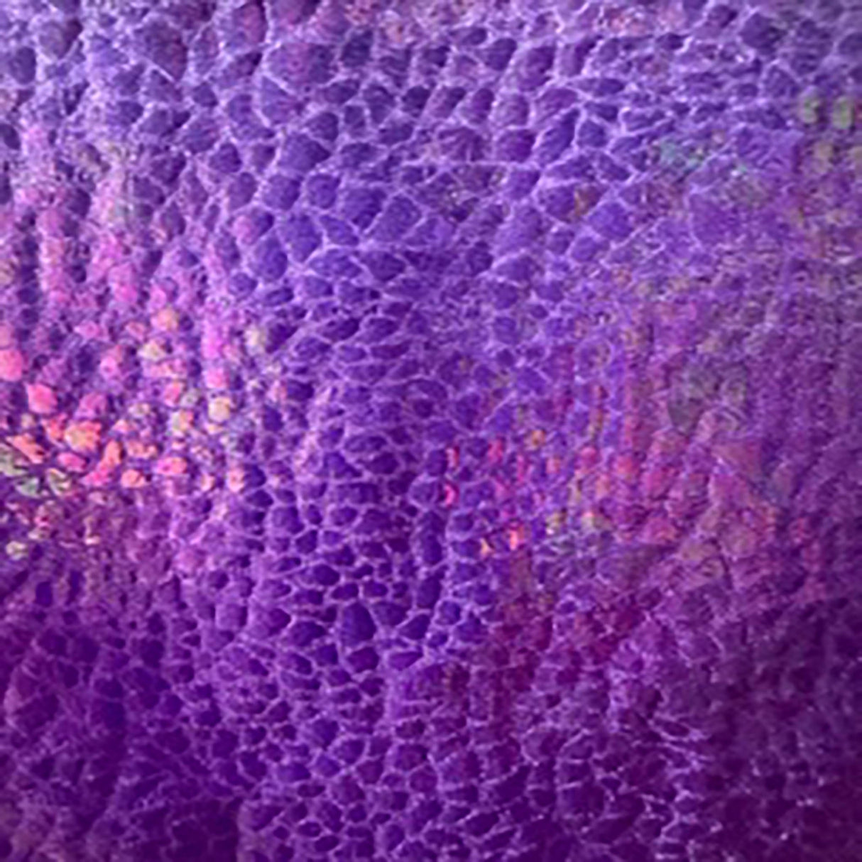 Nylon Spandex Holographic Snake Fabric 60"