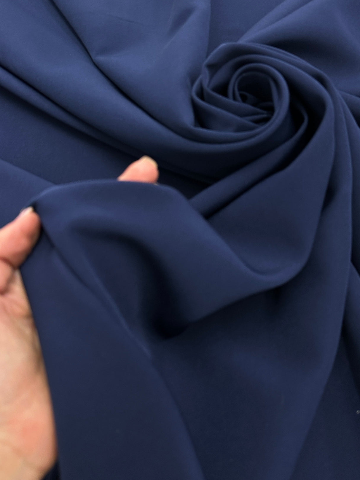 Stretch Crepe Navy