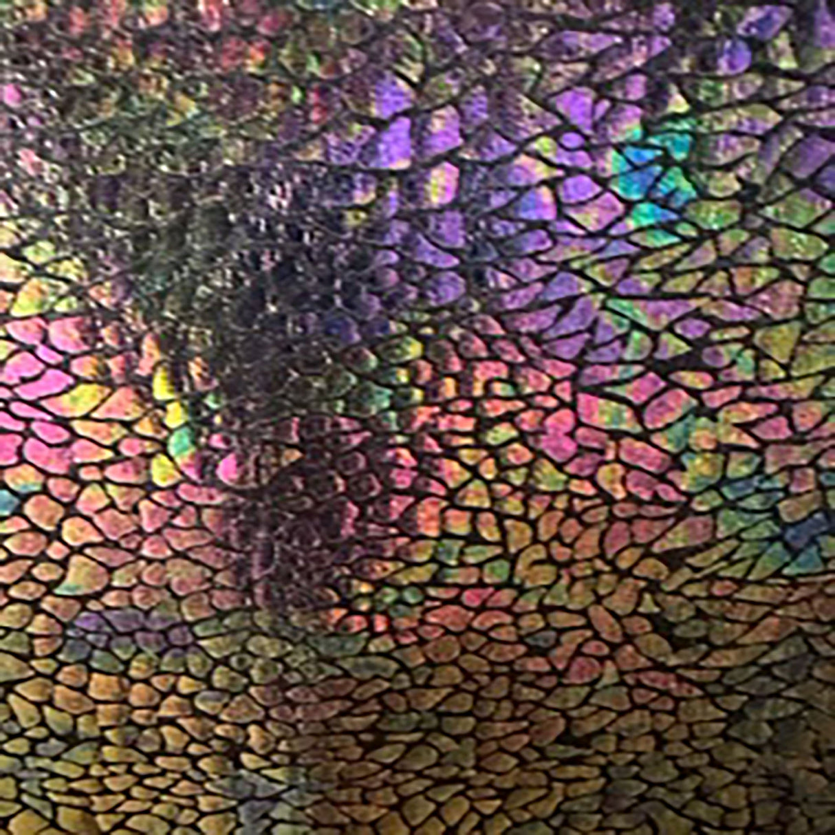 Nylon Spandex Holographic Snake Fabric 60"