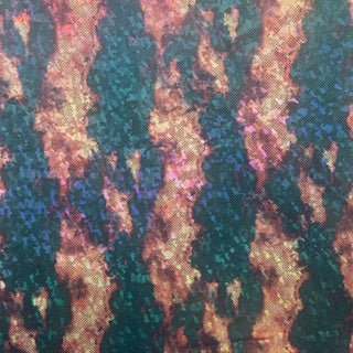 Hologram Foil Fabric Aurora Tie-Dye 60"