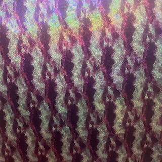 Hologram Foil Fabric Aurora Tie-Dye 60"