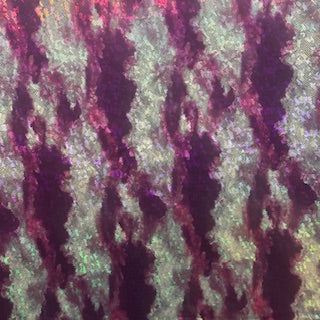 Hologram Foil Fabric Aurora Tie-Dye 60"