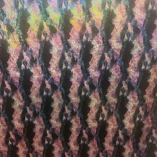 Hologram Foil Fabric Aurora Tie-Dye 60"
