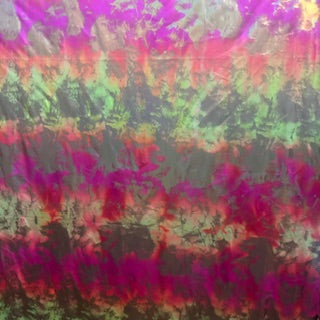 Laser Tie-Dye Hologram 4-Way Stretch Fabric, 60"