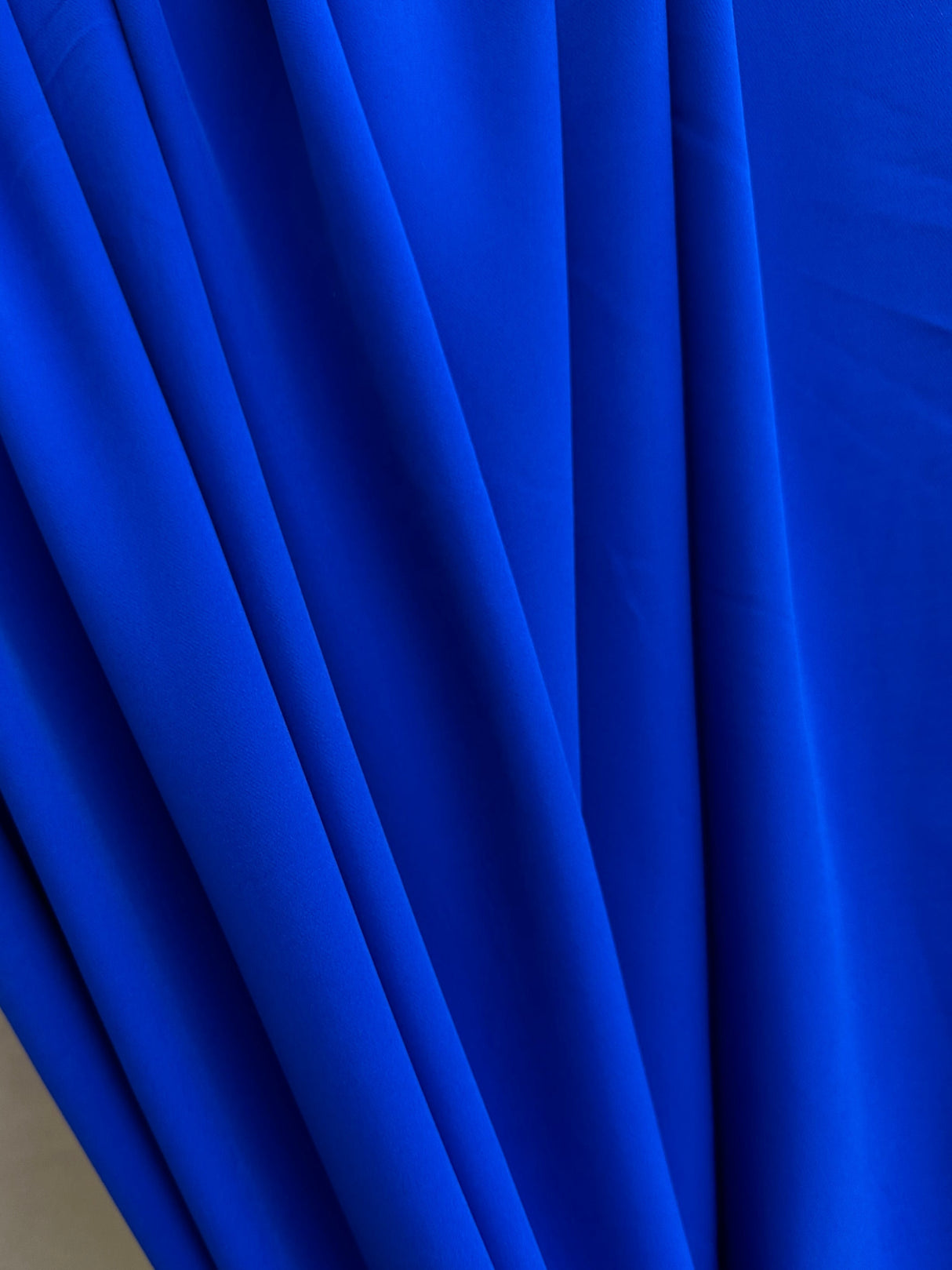 Stretch Crepe Royal Blue