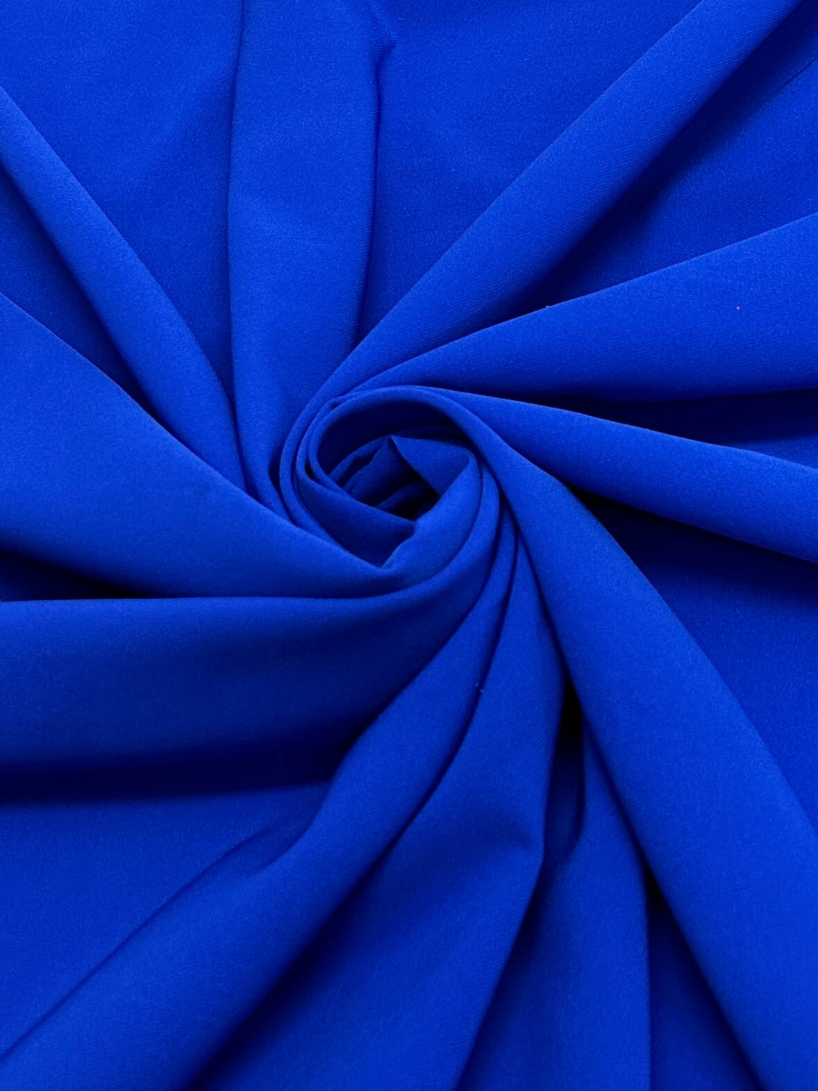 Stretch Crepe Royal Blue