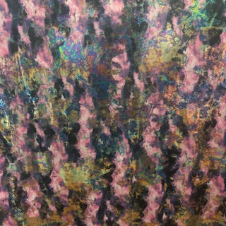 4-Way Stretch Foil Fabric Crystal Splash Multi Foil