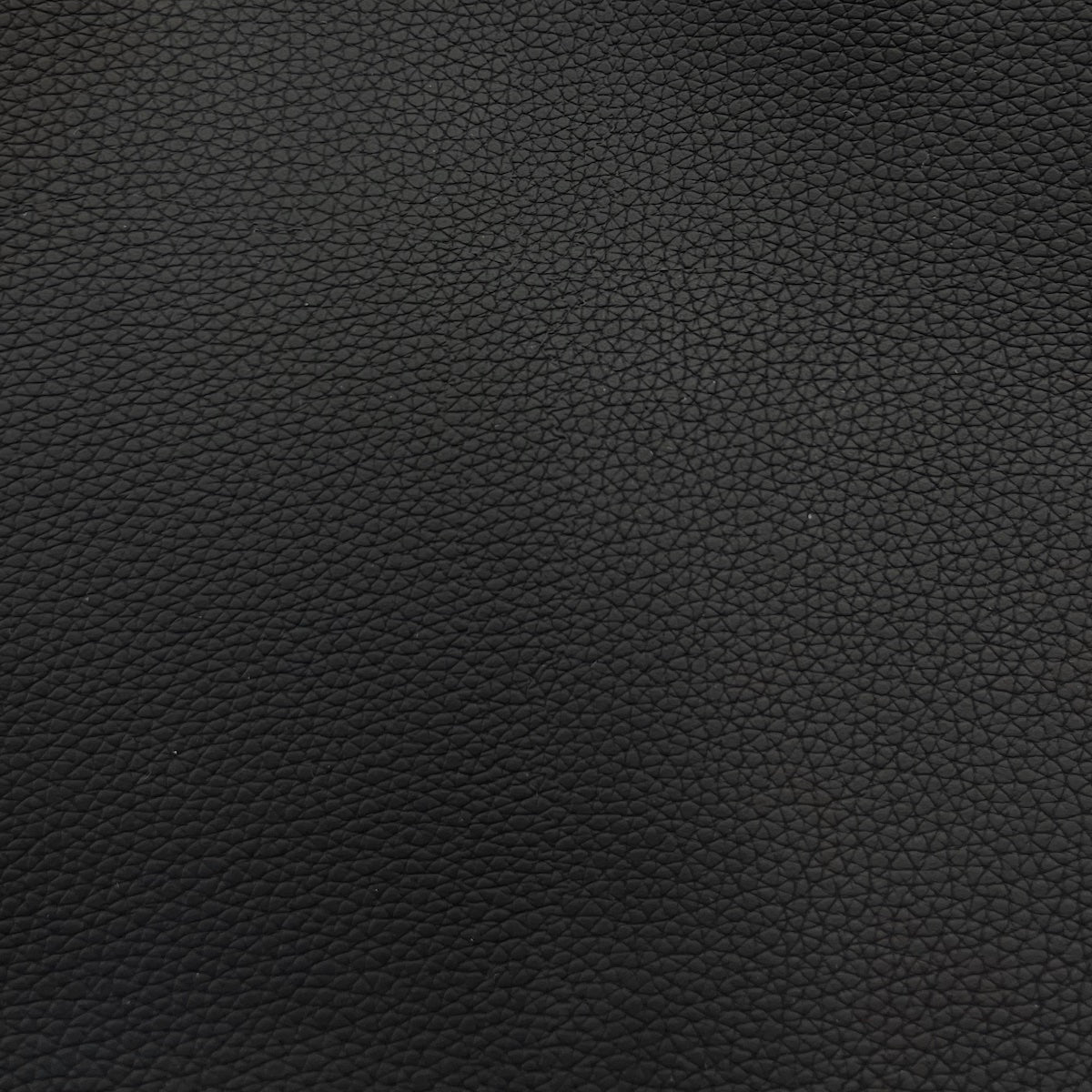 Pebble Grain Textured Faux Leather Vinyl Fabric - Black, 55" Width (1 Yard)