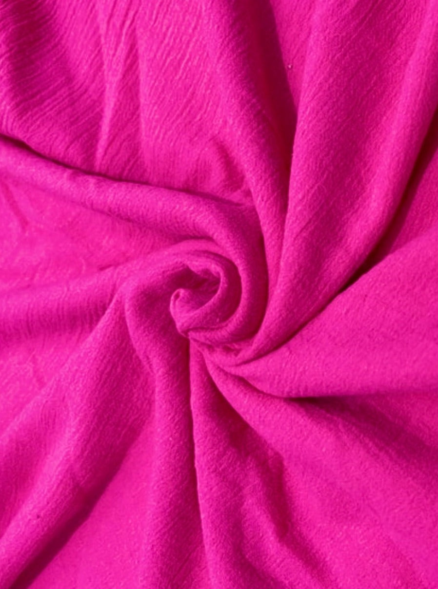 Hot Pink Cotton Gauze