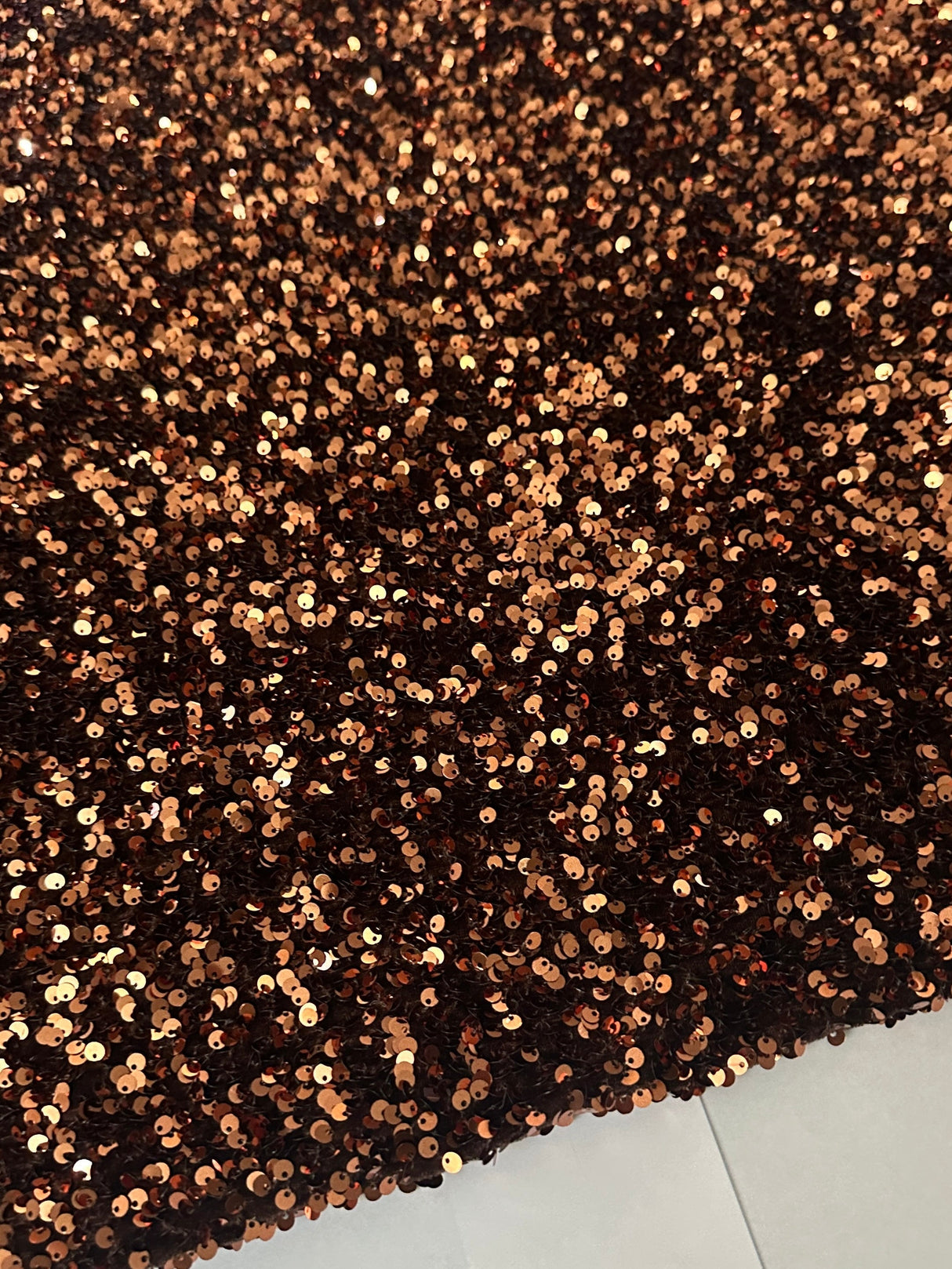 Sequin on Velvet Stretch Fabric