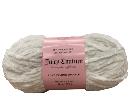 Velour Sparkle Yarn 107 Yards