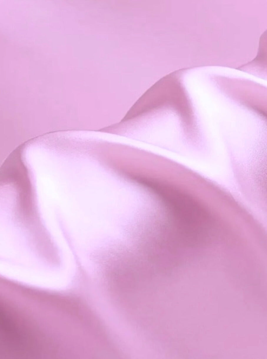 Baby Pink Stretch Satin