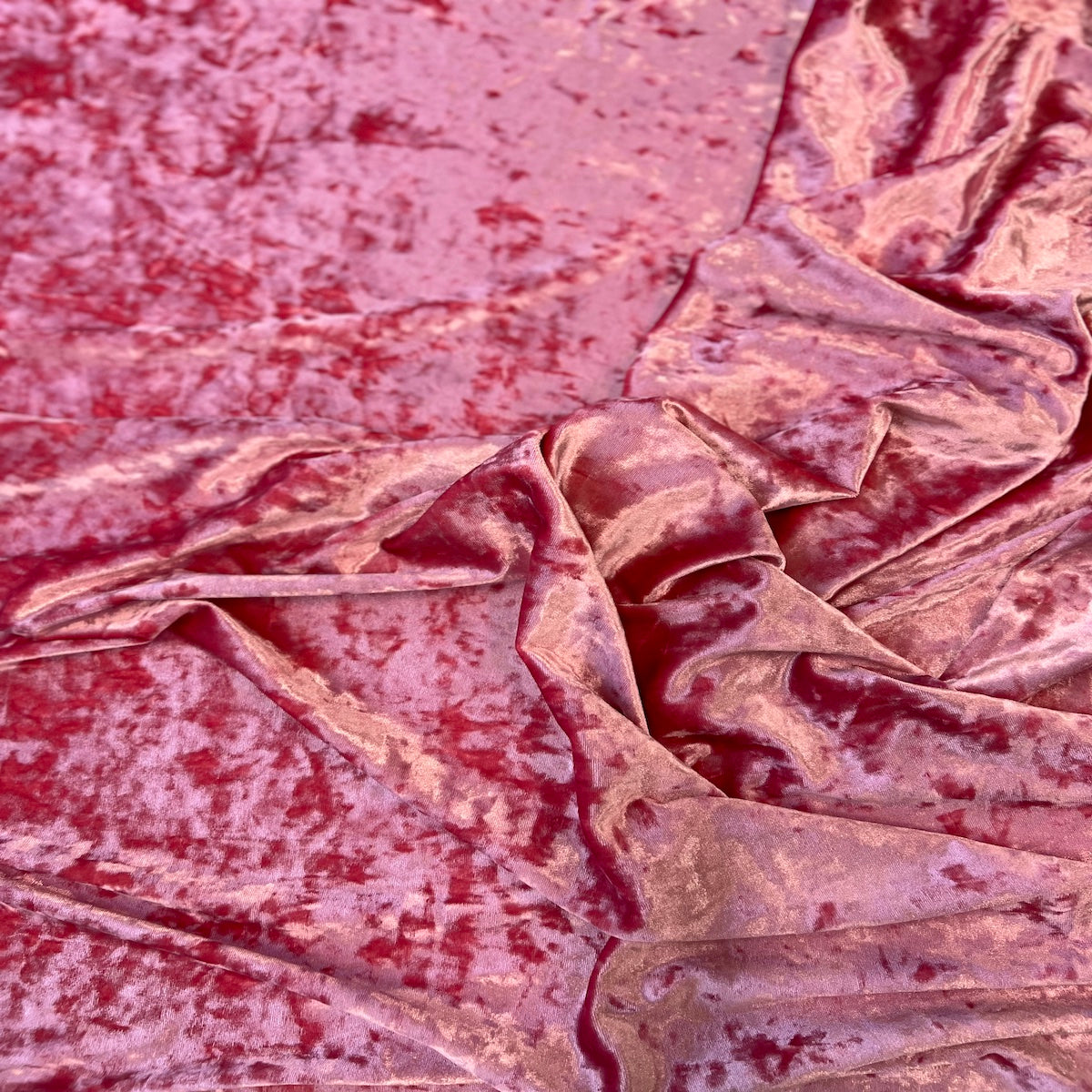 Crushed Stretch Velvet Fabric by the Yard
