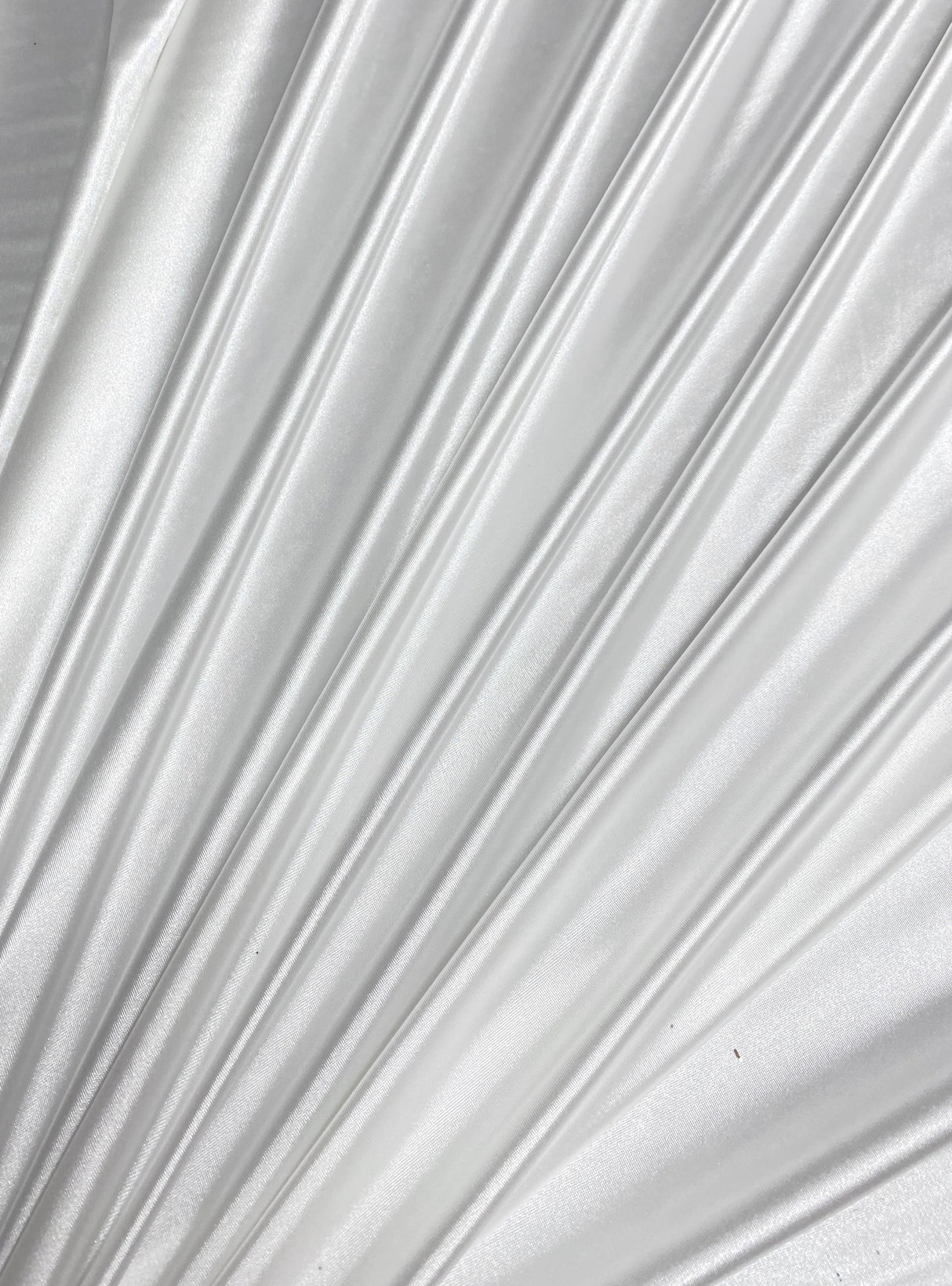Shiny Nylon Spandex White