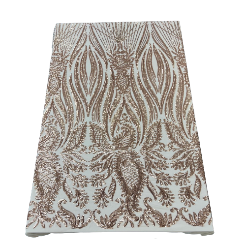 Stretch Sequins Lace Fabric