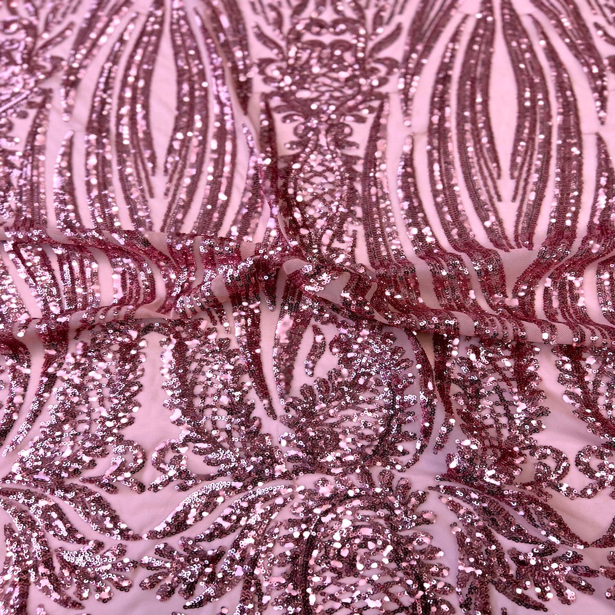 Stretch Sequins Lace Fabric