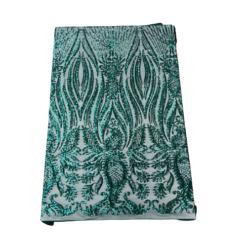 Stretch Sequins Lace Fabric