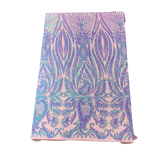Stretch Sequins Lace Fabric