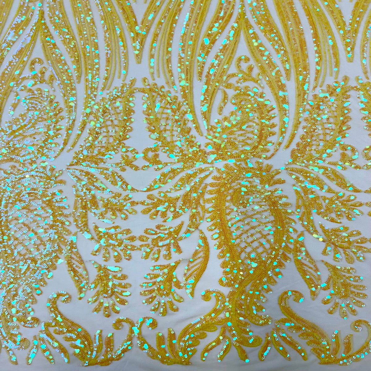 Stretch Sequins Lace Fabric