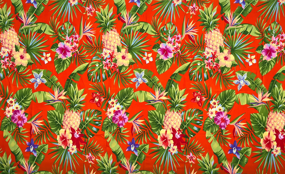 Polyester Sarong Tropical Paradise Islands Fabric