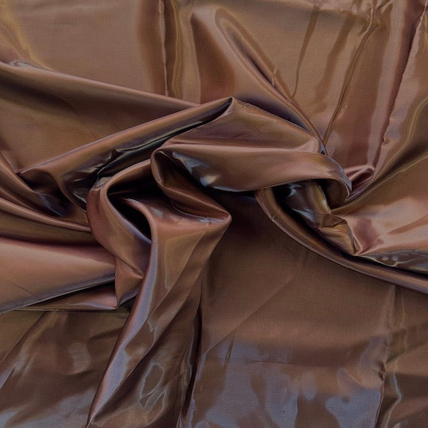 Bridal Satin Fabric Crystalized Reflective Liquid