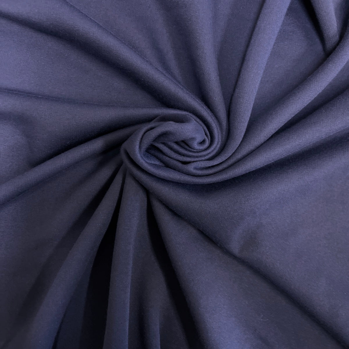 Sweatshirt Knit Fleece Polyester Cotton Fabric - Navy, Black, White, 62" Width, 400 GSM (1 Yard)