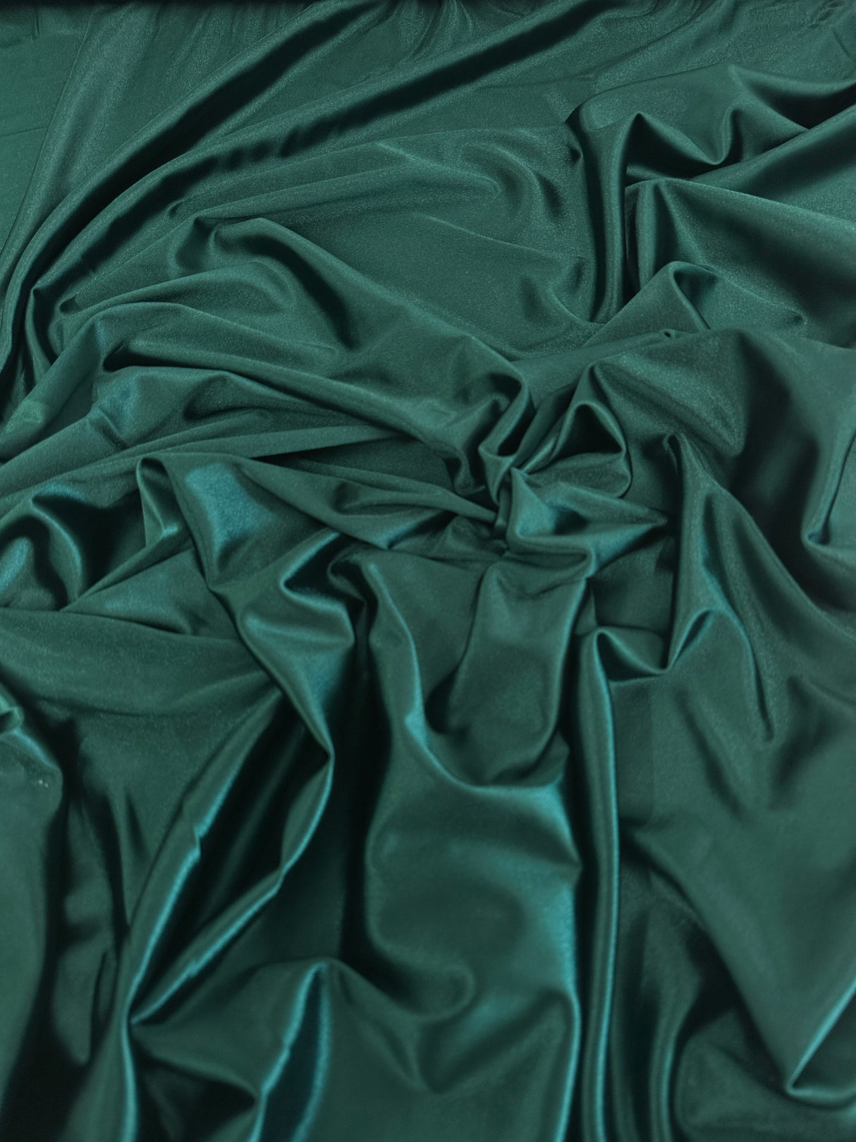 Shiny Nylon Spandex Hunter Green