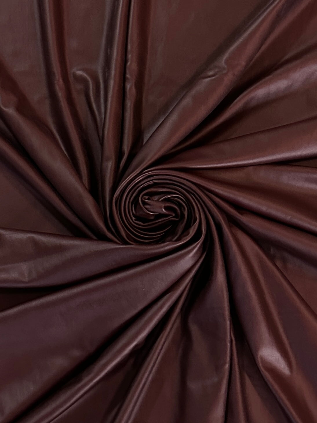 Burgundy 4-Way Stretch Faux Leather