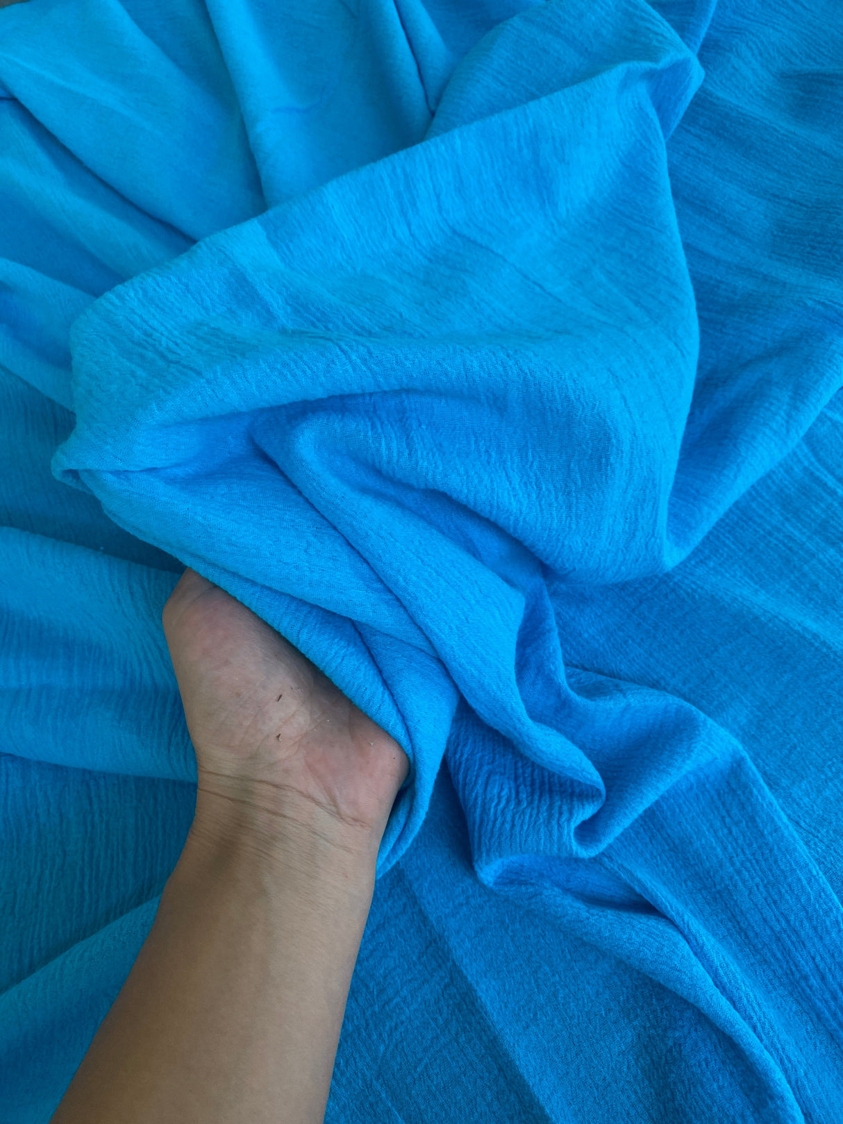 Turquoise Cotton Gauze