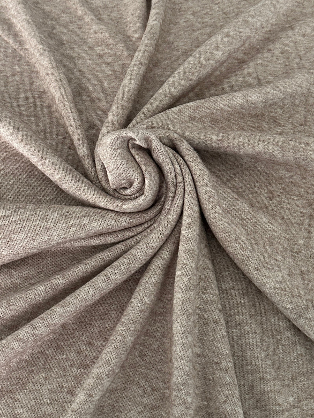 Ultra Soft Faux Cashmere Knit Heather Taupe