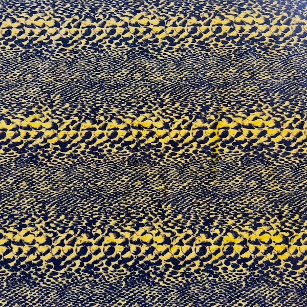 Faux Fur Snake Print Velboa Fabric