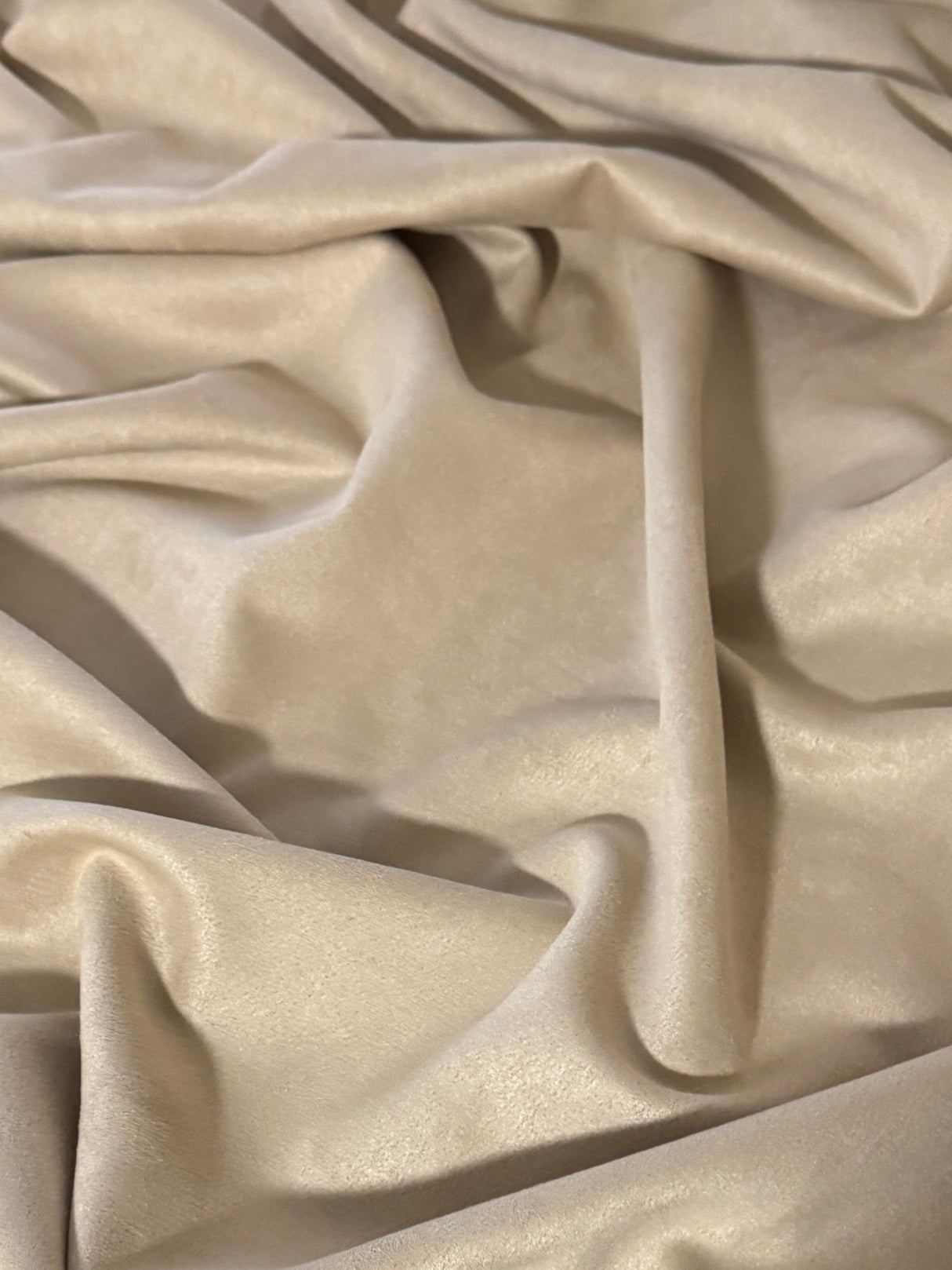 Stretch Techno Suede Tan Beige