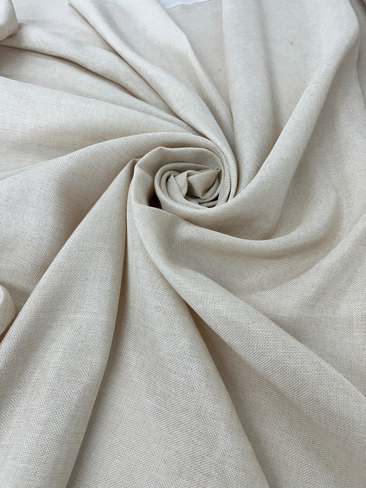 Champagne Faux Linen