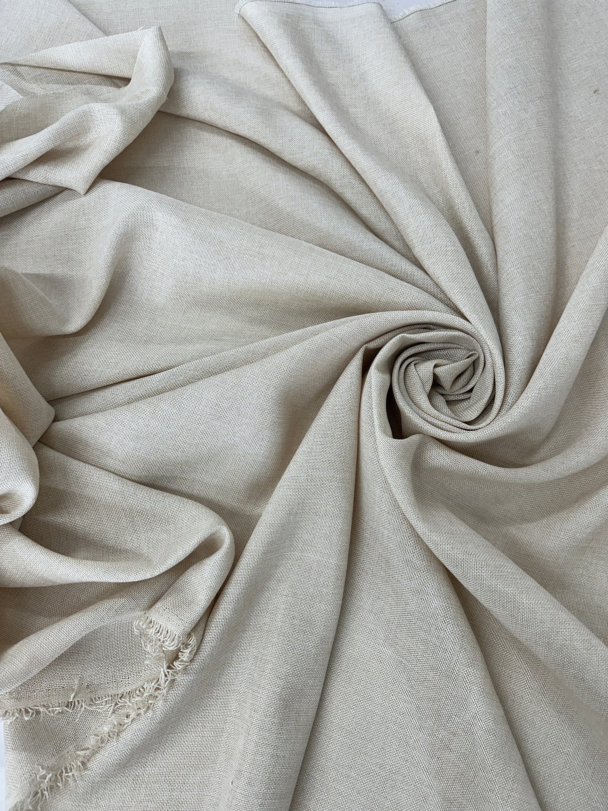 Champagne Faux Linen