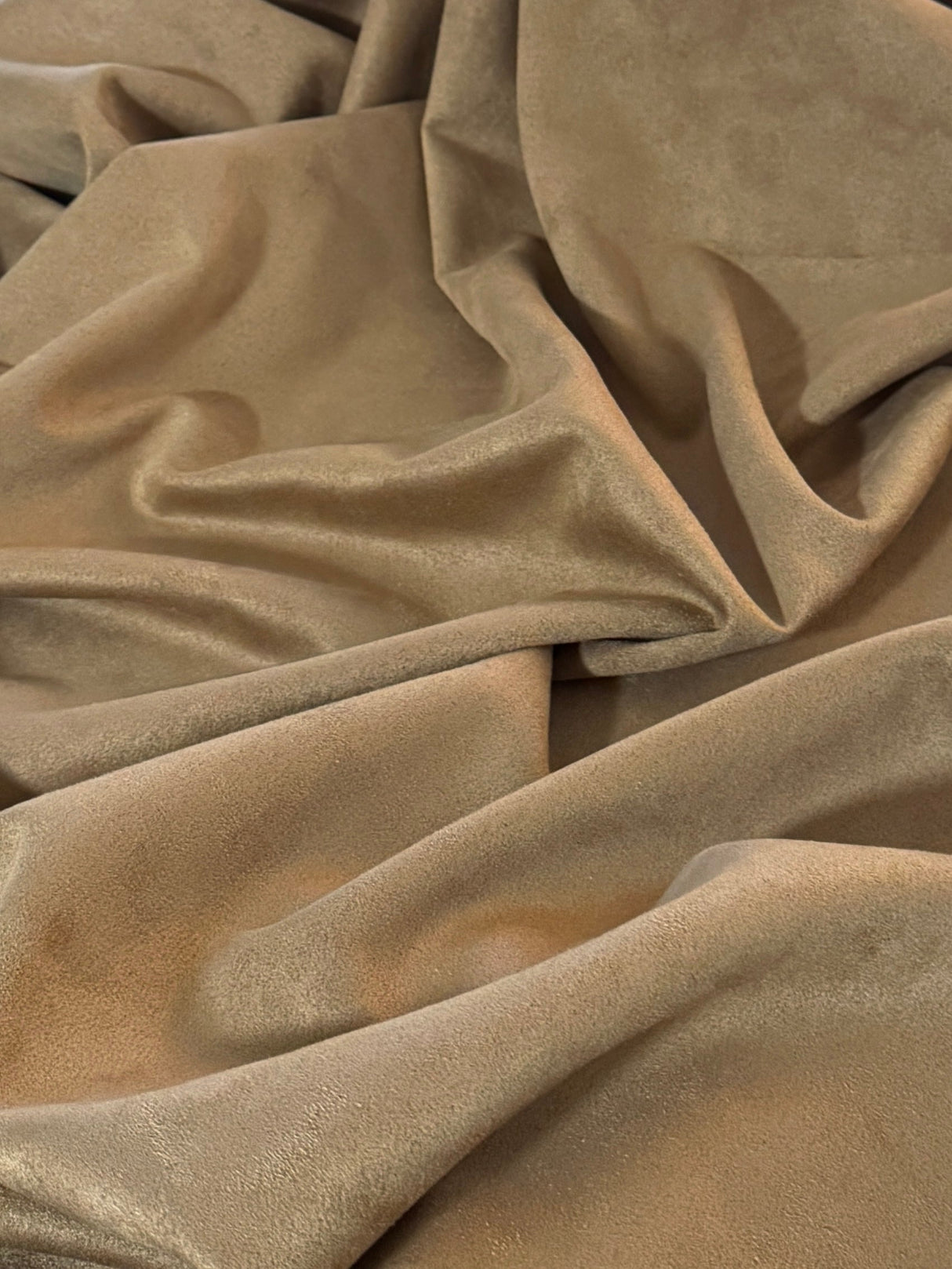 Stretch Techno Suede Khaki