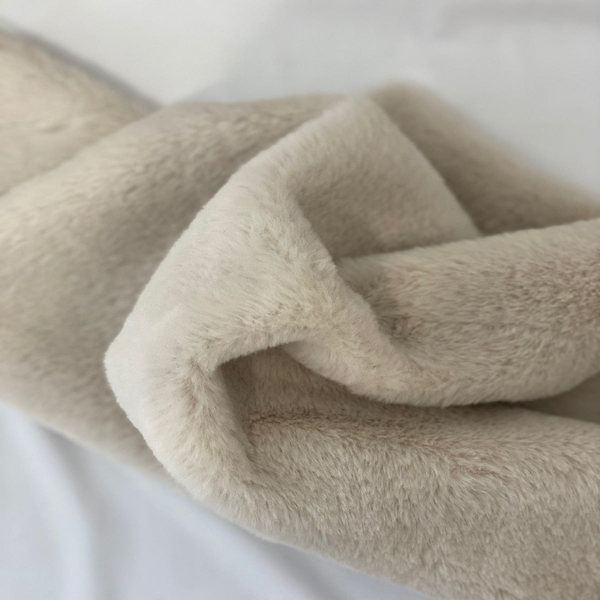 Faux Fur Fabric Rabbit Soft Plush Short Pile