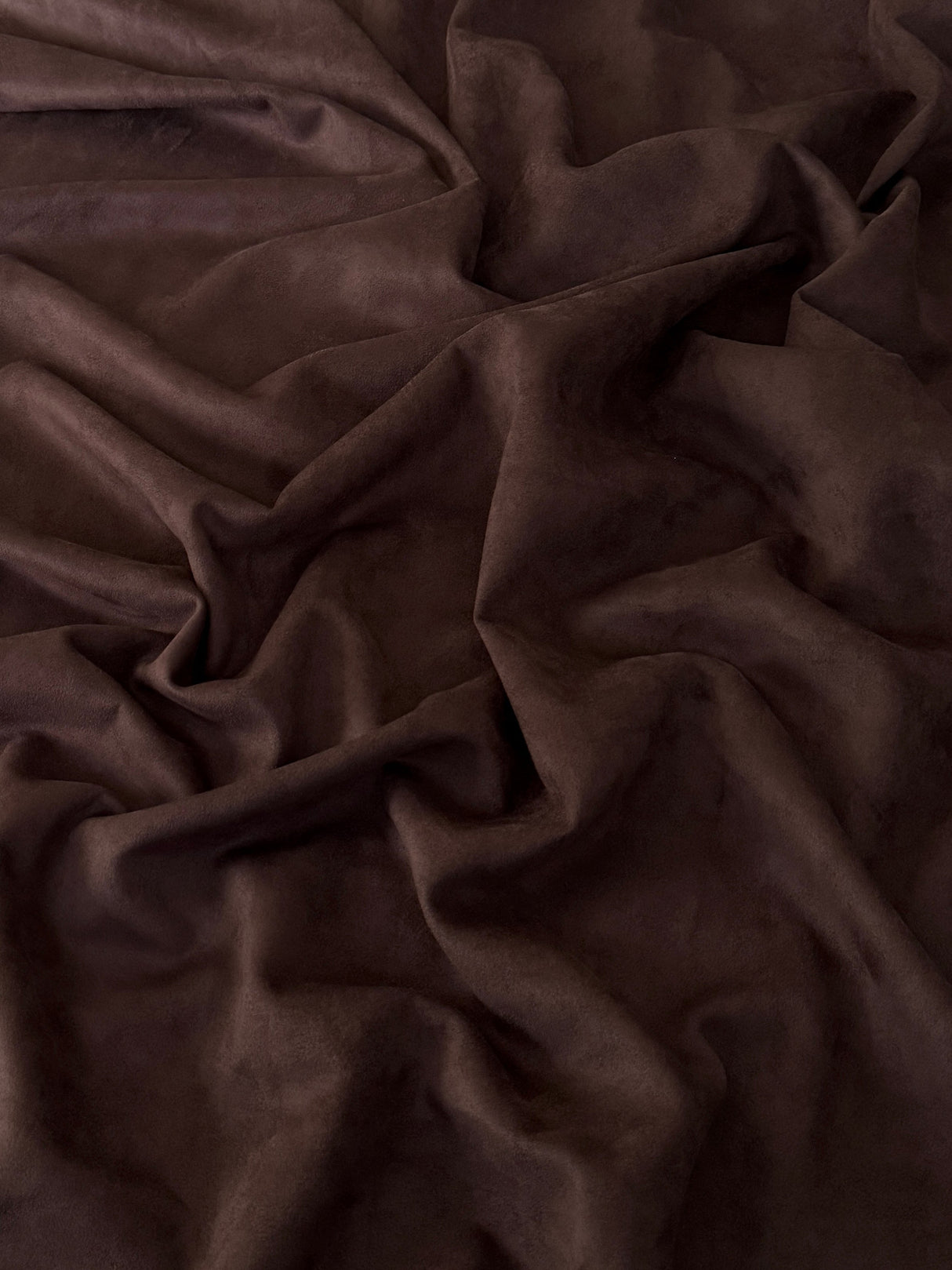 Stretch Techno Suede Brown Chocolate