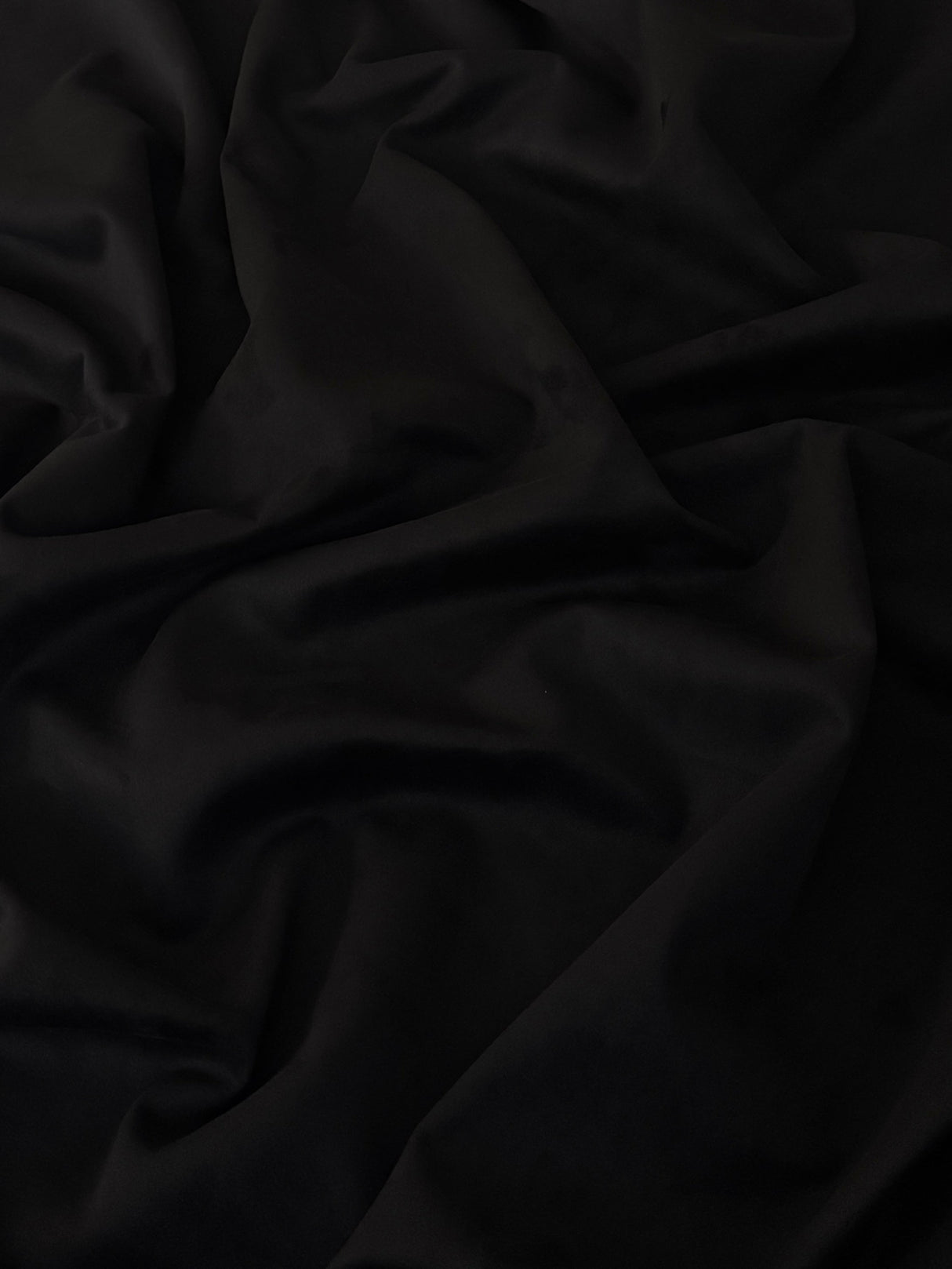 Black Stretch Techno Suede