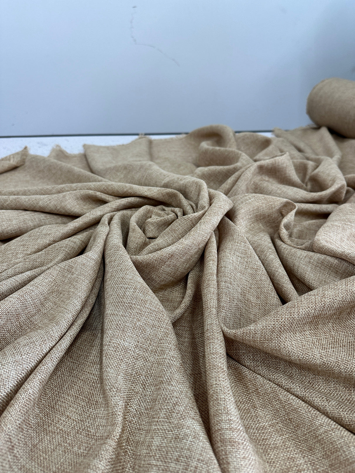 Faux Linen Sand