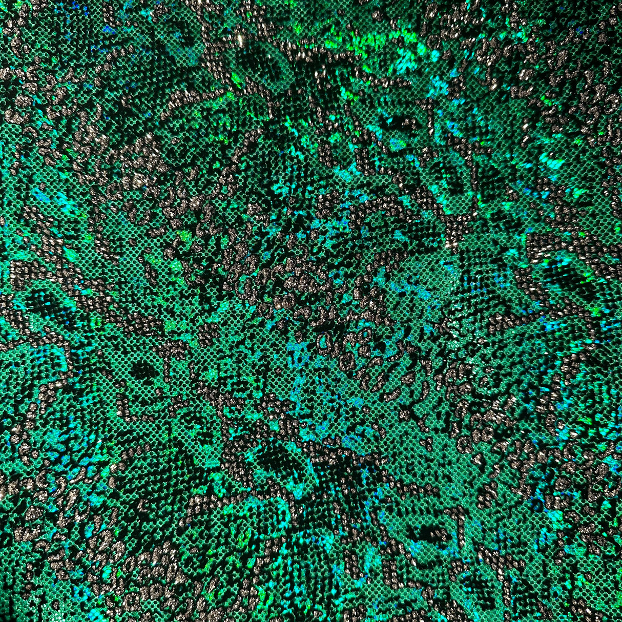 Hologram Snake 4-Way Stretch Nylon Spandex Fabric 60"