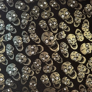 Nylon Spandex Skull Double Foil Stretch Fabric