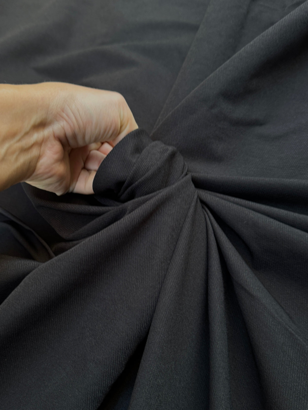 Stretch Twill Black Denim Look
