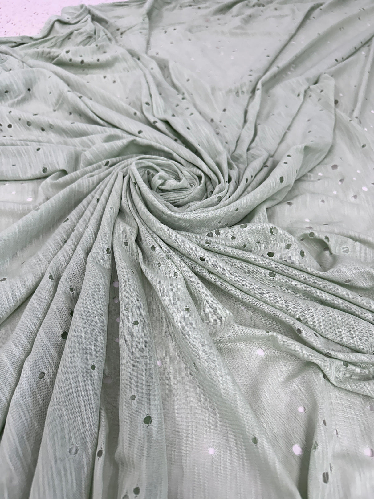 Cotton Rayon Jersey Sage Green