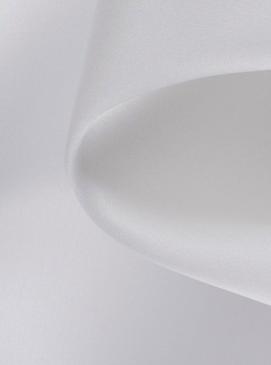 White Polyester Satin