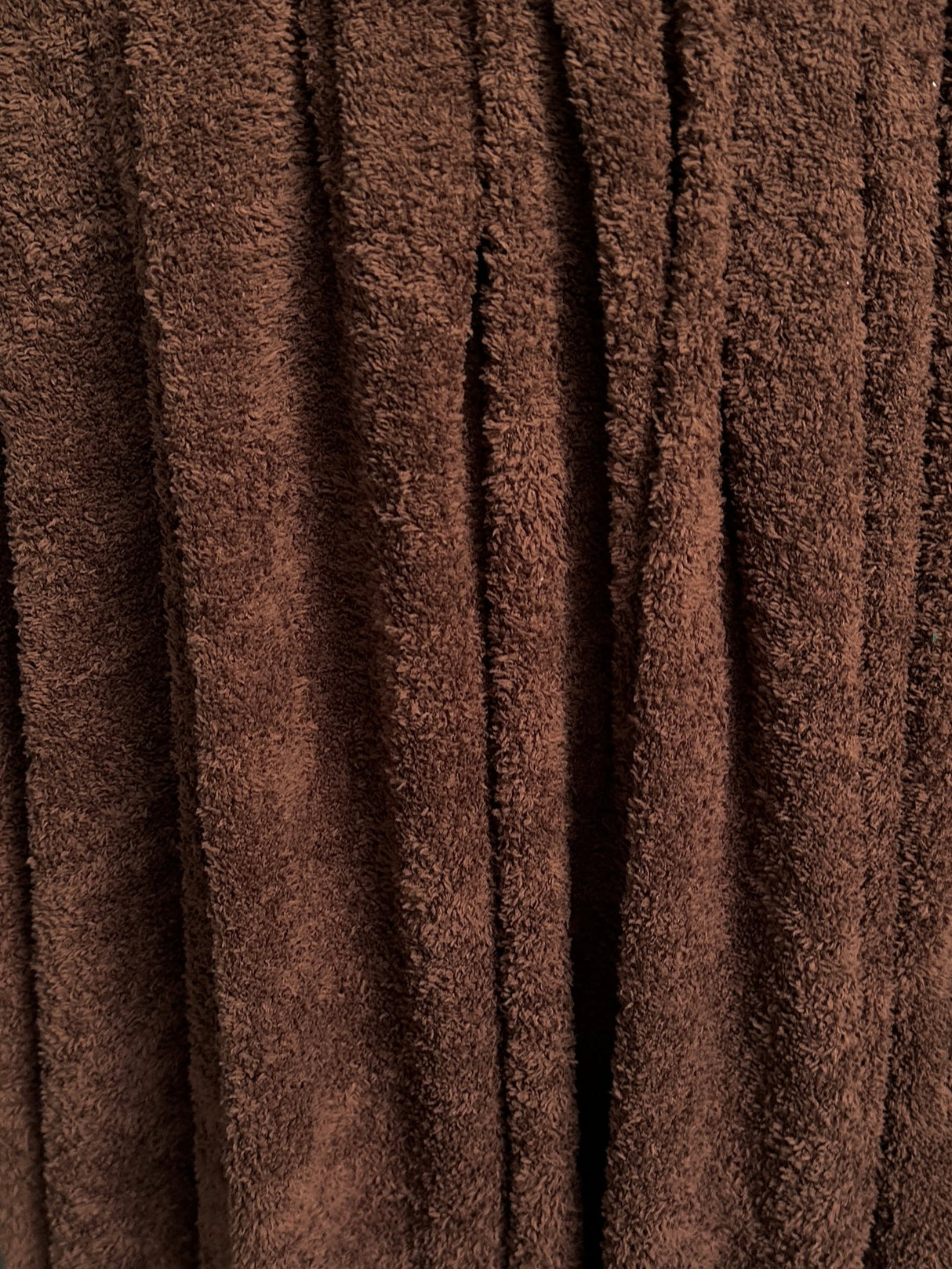 Brown Terry Cloth Knit