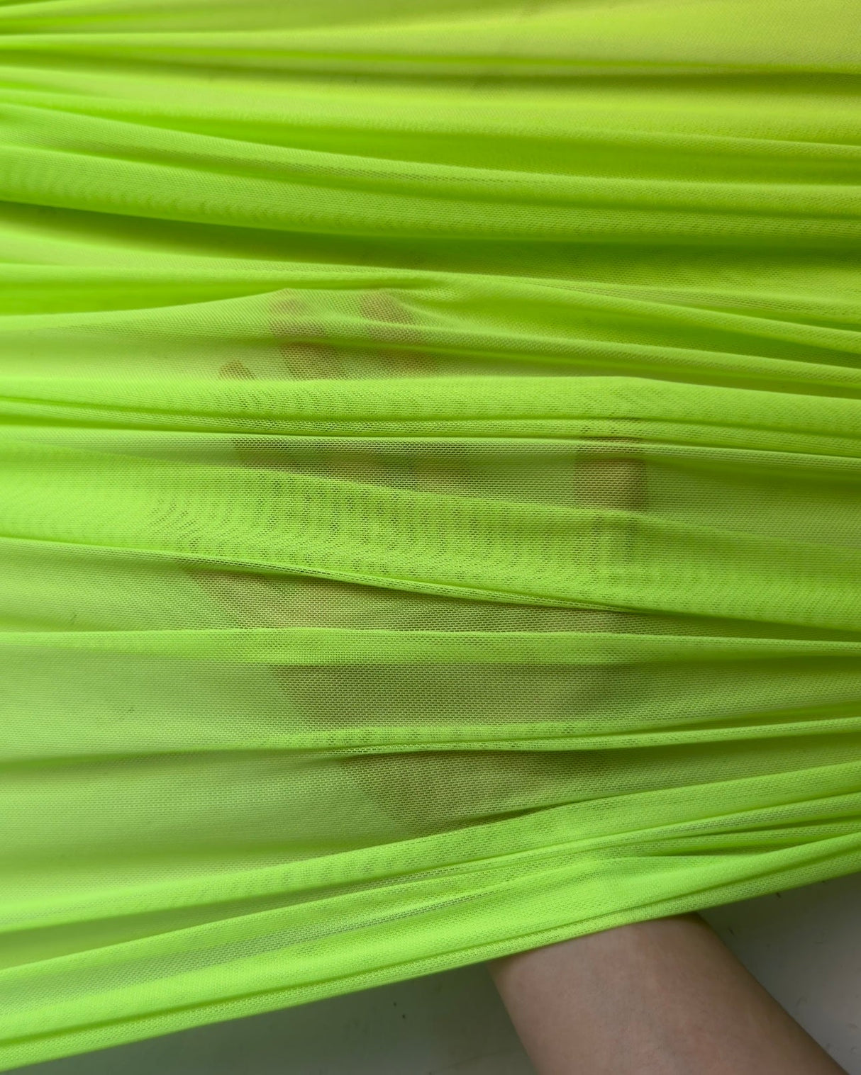 Lime Green 4-Way Stretch Power Mesh