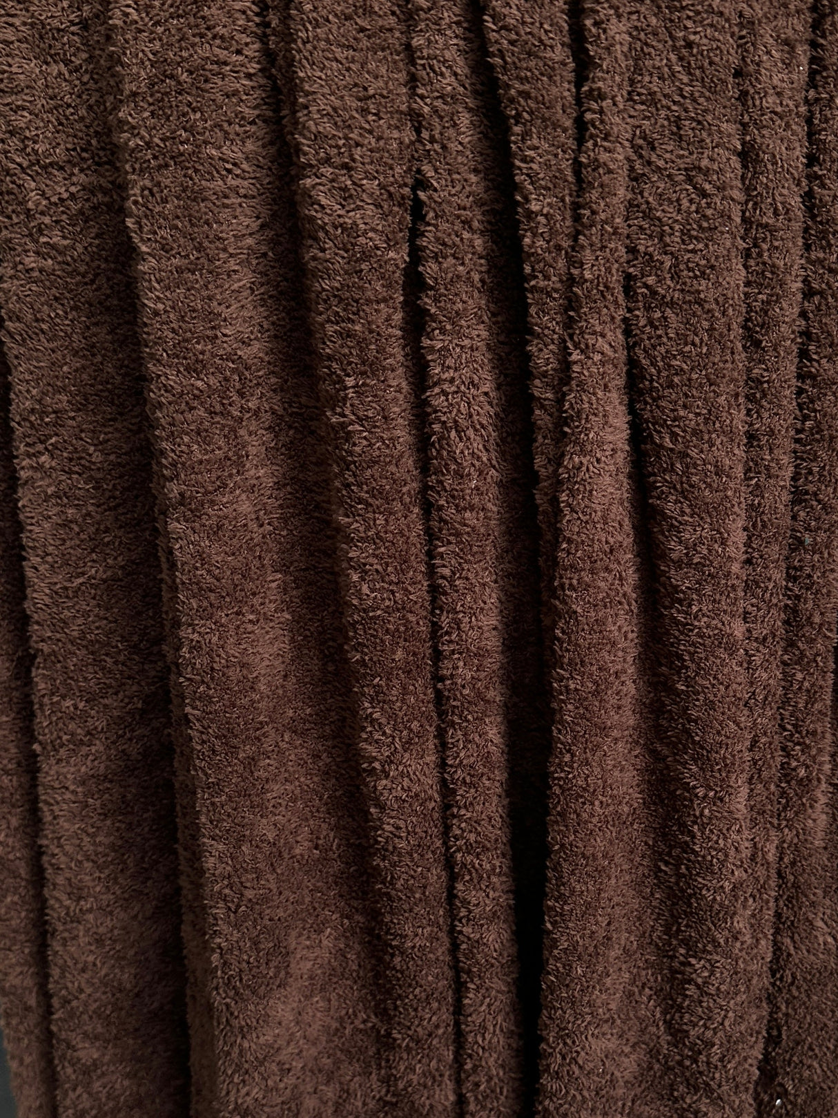 Brown Terry Cloth Knit