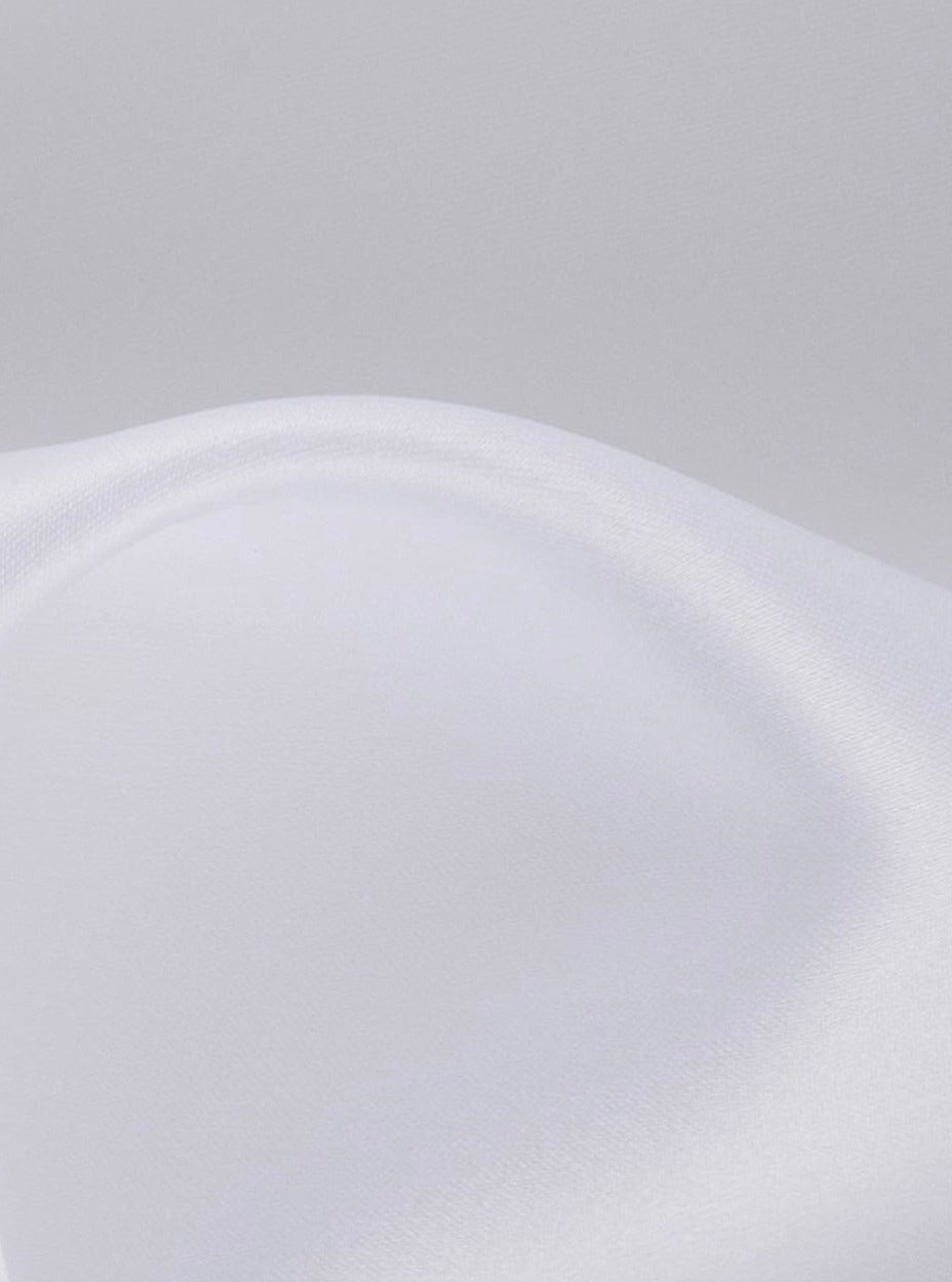 White Polyester Satin