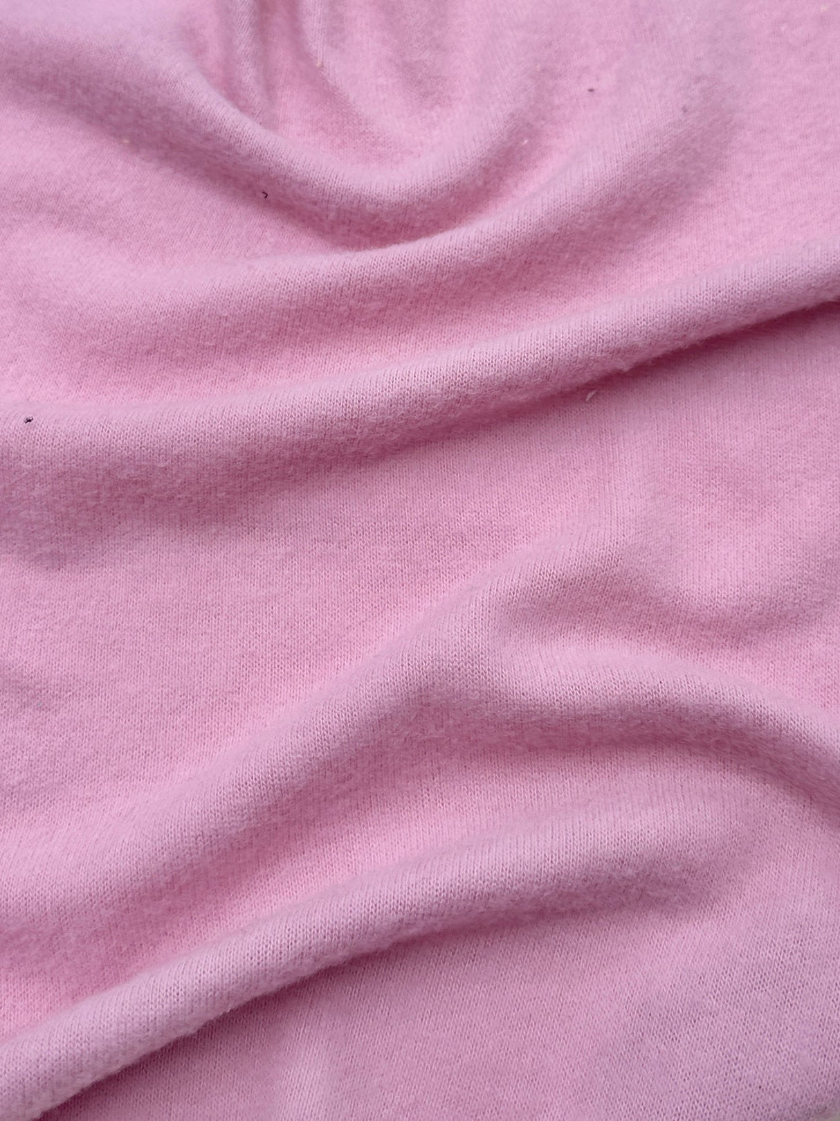 Buttery Spandex Faux Cashmere Knit Baby Pink
